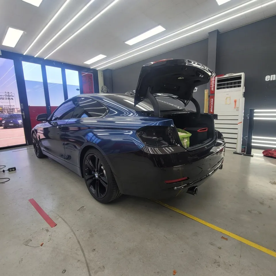 BMW 4 Series F32 vinyl wrap - BMW 4 Series Vinyl Wrap Review: Dark Blue Metallic Refresh photo 4