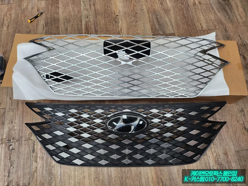 Hyundai The New Grandeur IG body kit - Hyundai The New Grandeur IG Grill Upgrade Review photo 5