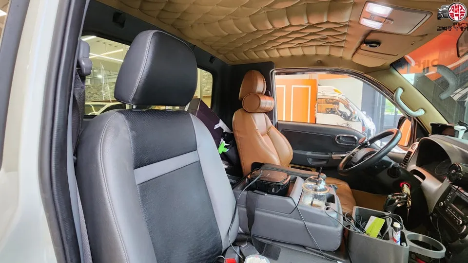 Kia Bongo 3 interior customization installation result