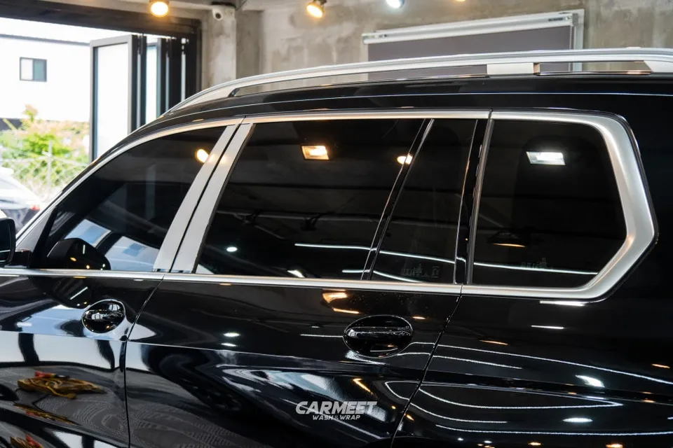 BMW X7 vinyl wrap - BMW X7 Vinyl Wrap Review: Chrome Delete Cost & Results photo 3