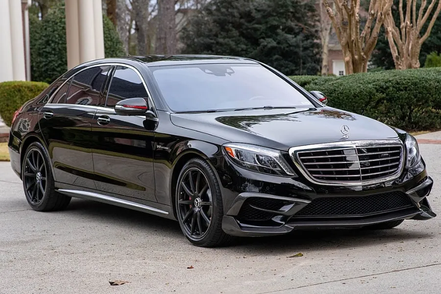 Mercedes-Benz S-Class W222のホイールリペア・塗装事例 施工写真 4-1