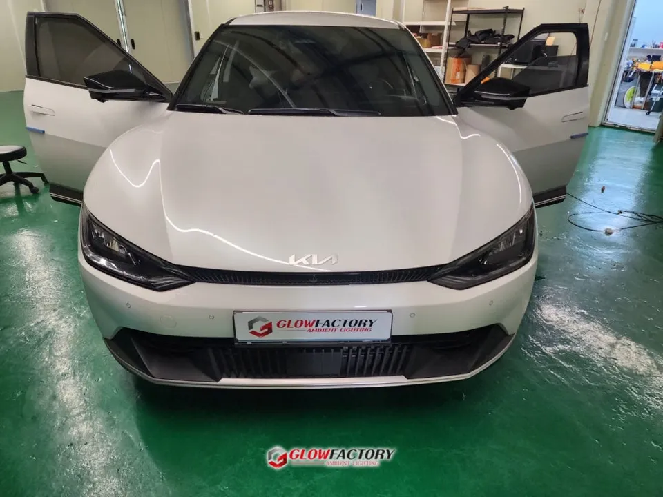 Kia EV6 ambient lighting installation result