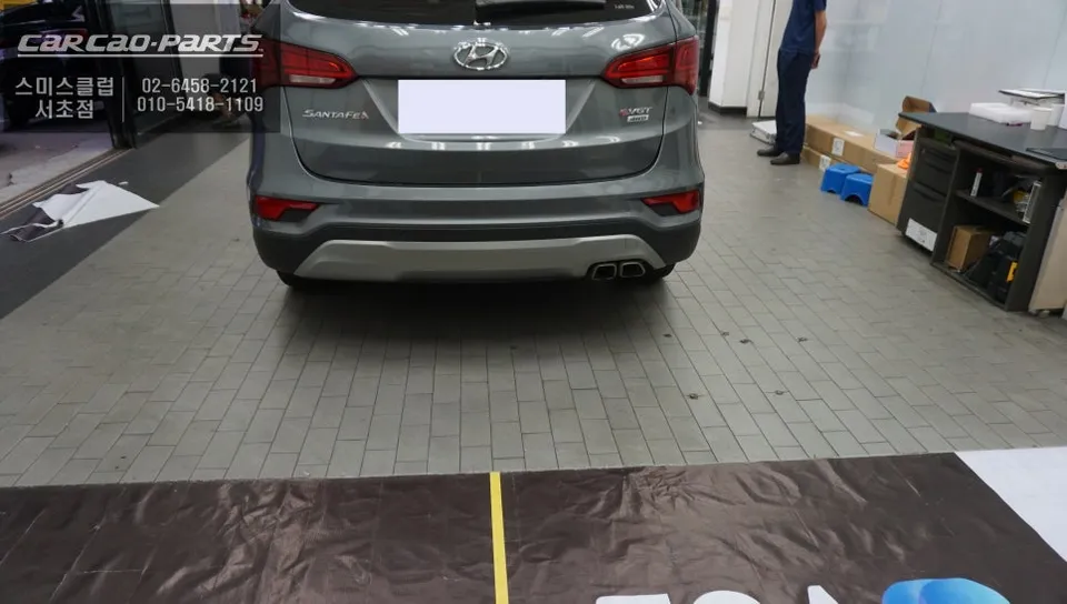 Hyundai Santa Fe DM surround view camera - Hyundai Santa Fe DM Surround View Camera Installation Review photo 8