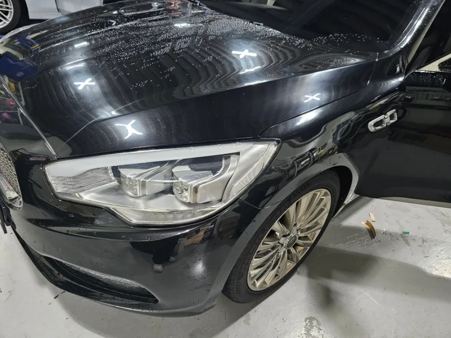 Kia K900 steering wheel installation result