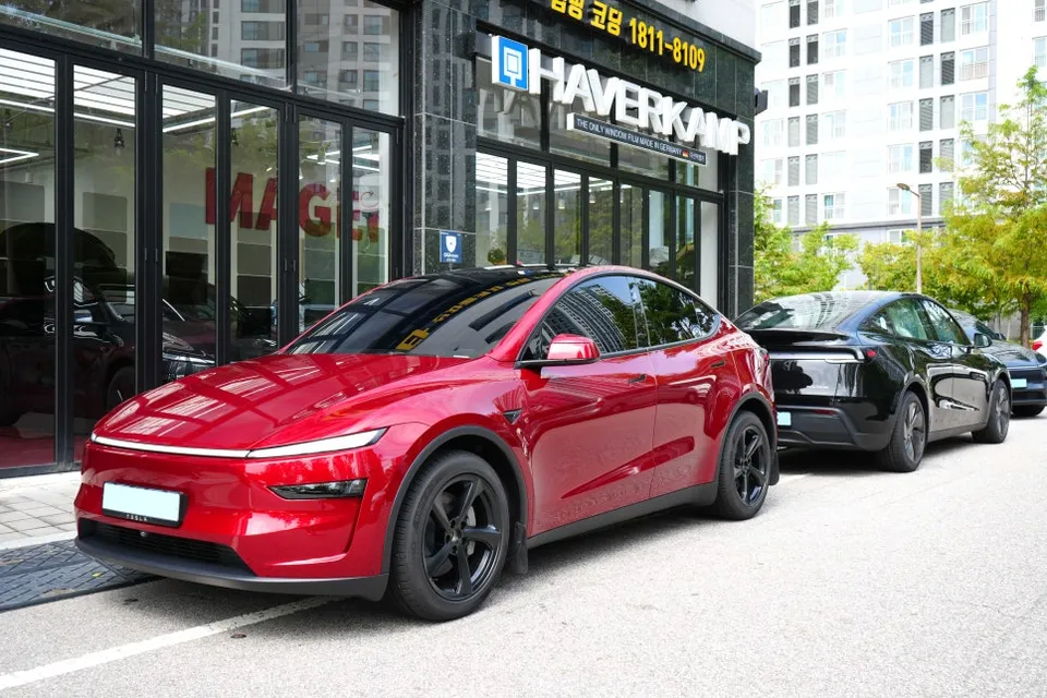 Tesla Model Y Ultra Red New Car Package Review