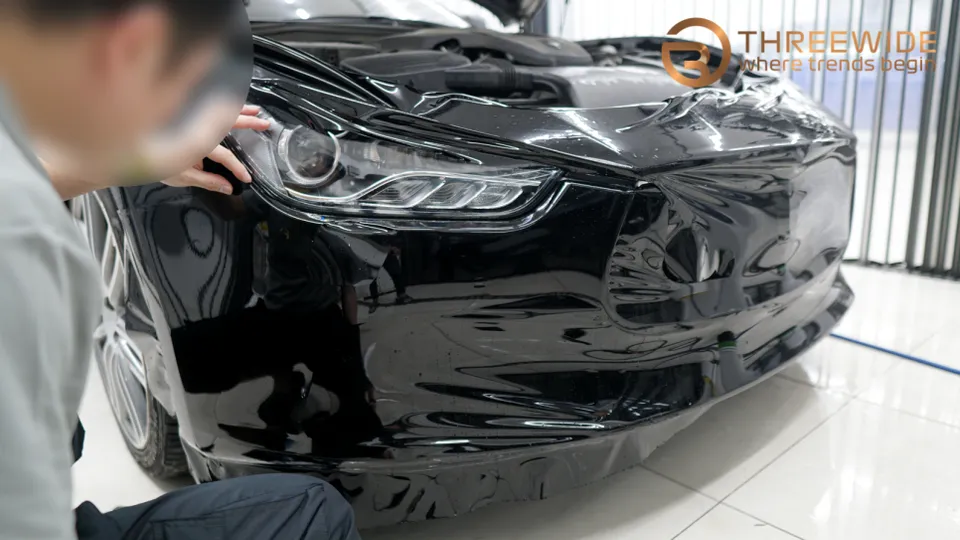 Maserati GhibliのブラックPPF施工事例|費用目安・仕上がり 施工写真 1-2