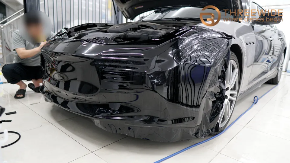 Maserati GhibliのブラックPPF施工事例|費用目安・仕上がり 施工写真 2-2