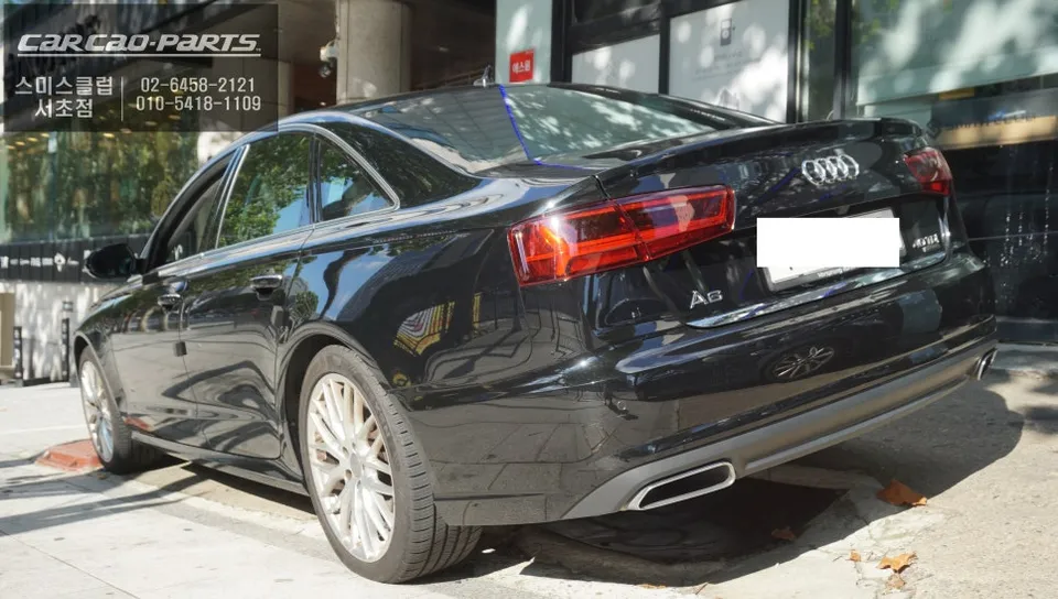 Audi A6のAndroid Auto・CarPlay取付事例 施工写真 1-3