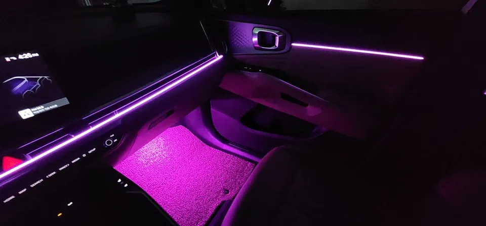 Kia Sorento MQ4 ambient lighting - Kia Sorento MQ4 Ambient Lighting Review — Cost & Results photo 3