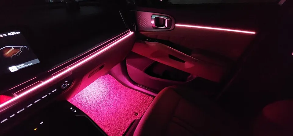 Kia Sorento MQ4 ambient lighting - Kia Sorento MQ4 Ambient Lighting Review — Cost & Results photo 4