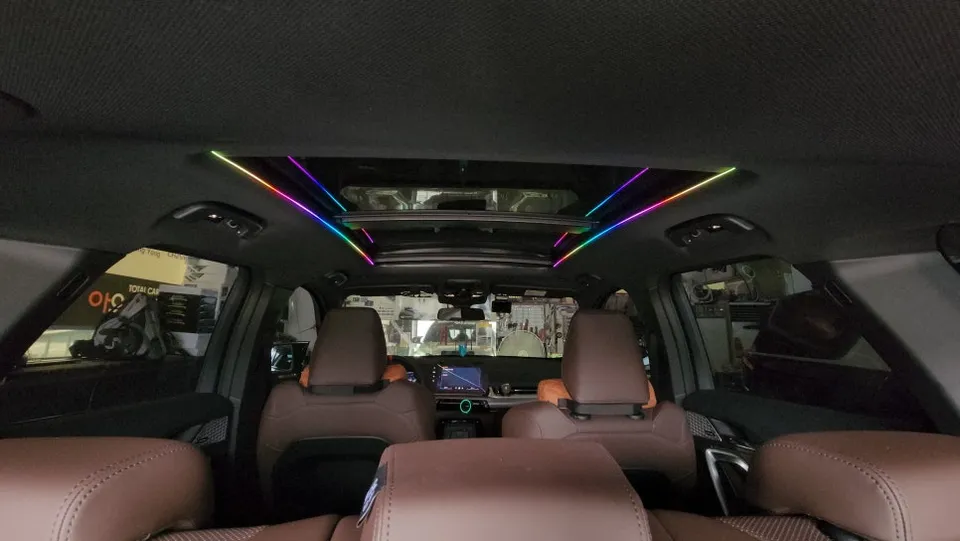 BMW X1 ambient lighting - BMW X1 Ambient Lighting Review: Cost & Before/After photo 4