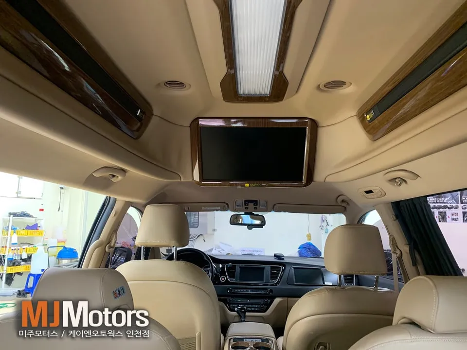 Kia Carnival oem options - Kia Carnival OEM Options Review - 27-inch LG Smart TV Installatio photo 3