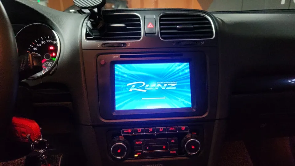 Volkswagen Golf 6th Gen android head unit installation result