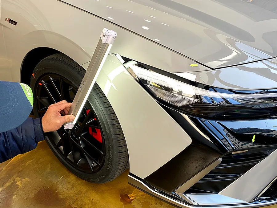 Hyundai Elantra CN7のカーフィルム施工事例｜費用目安・仕上がり 施工写真 1-1