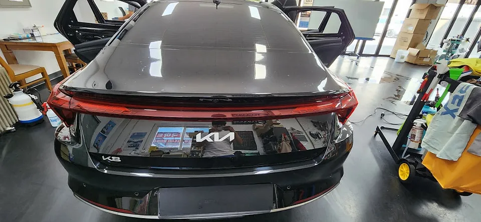Kia K8 window tinting - Kia K8 Window Tinting: Lumar Vertex 700 Review - 67% Heat Rejecti photo 3
