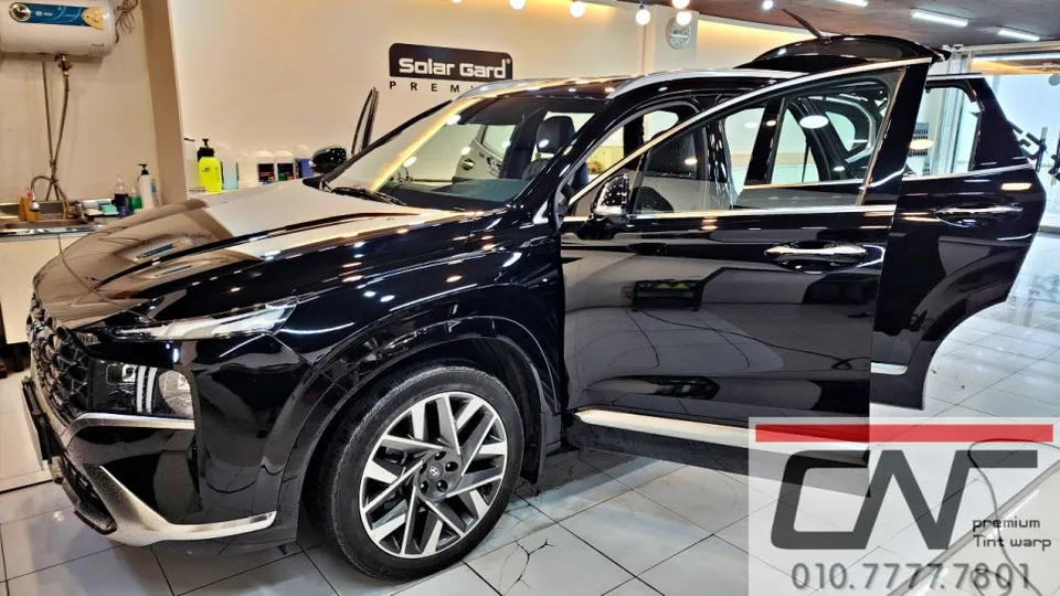 Hyundai Santa Fe TMのカーフィルム施工事例｜費用目安・仕上がり 施工写真 1-2