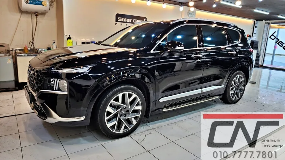 Hyundai Santa Fe TMのカーフィルム施工事例｜費用目安・仕上がり 施工写真 2-2