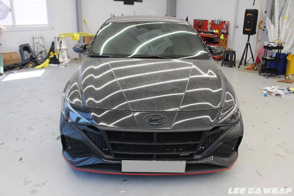 Hyundai Elantra Nのカーラッピング事例｜費用目安・仕上がり 施工写真 3-2