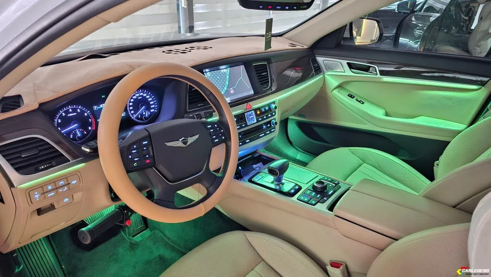 Hyundai G80 Ambient Lighting Review: Custom vs. OEM photo 4