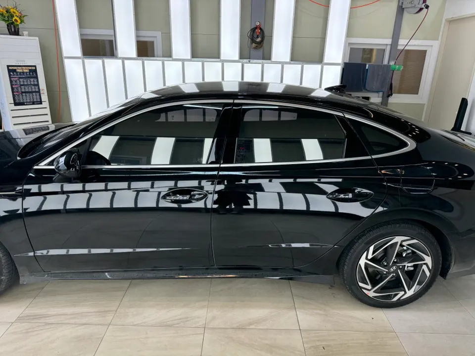 Hyundai SonataのPPF施工事例|韓国での実例 施工写真 4-1
