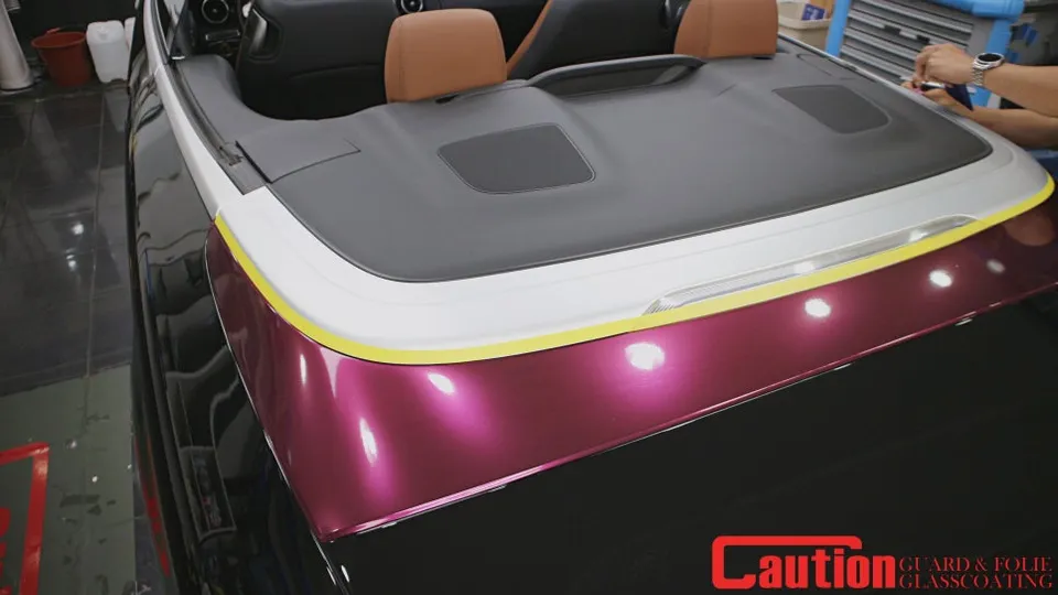 Mercedes-Benz C-Class Cabriolet vinyl wrap - Mercedes-Benz C-Class Cabriolet Vinyl Wrap Review — Cost photo 5