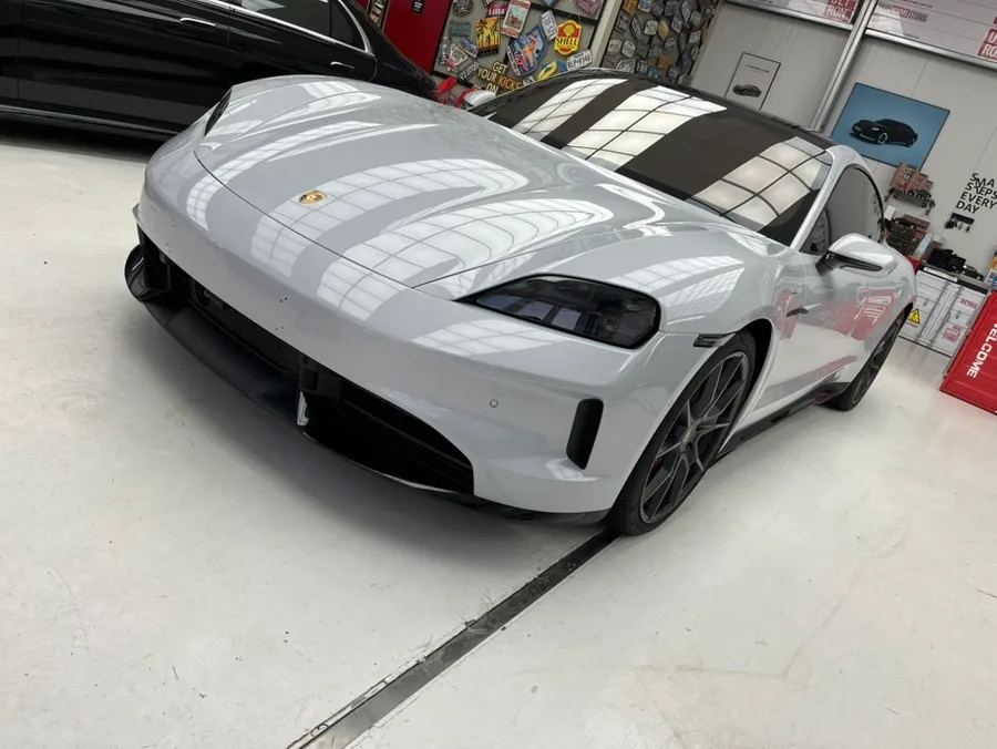 Porsche Taycan ppf installation result