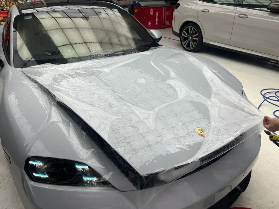 Porsche Taycan ppf - Porsche Taycan PPF Review: Full Front Protection photo 3