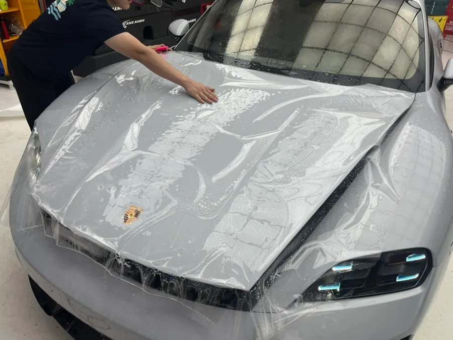 Porsche Taycan ppf - Porsche Taycan PPF Review: Full Front Protection photo 4