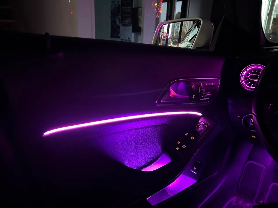Mercedes-Benz CLA 250 ambient lighting - Mercedes-Benz CLA 250 Ambient Lighting Review: Cost & Results photo 6