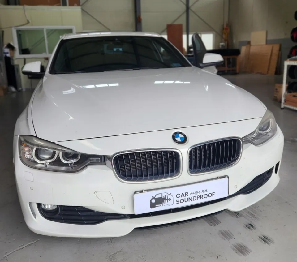 BMW 3 Series soundproofing installation result