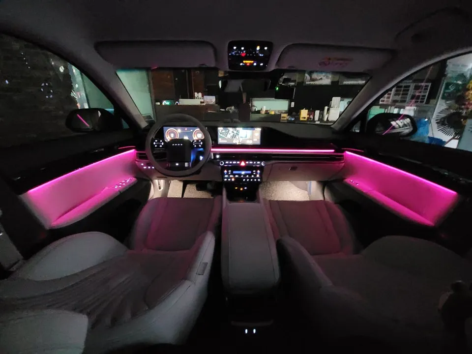Hyundai Grandeur GN7 ambient lighting - Hyundai Grandeur GN7 Ambient Lighting Review — Brighter Interior  photo 3