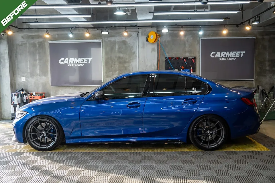 BMW 3 Seriesのカーラッピング事例|費用目安・仕上がり 施工写真 2-3