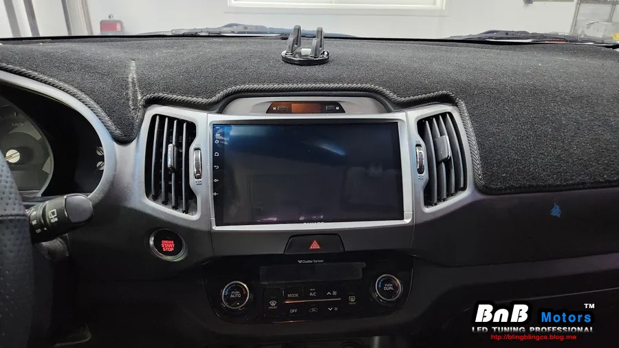 Kia Sportage RのAndroid Auto・CarPlay取付事例 施工写真 2-2