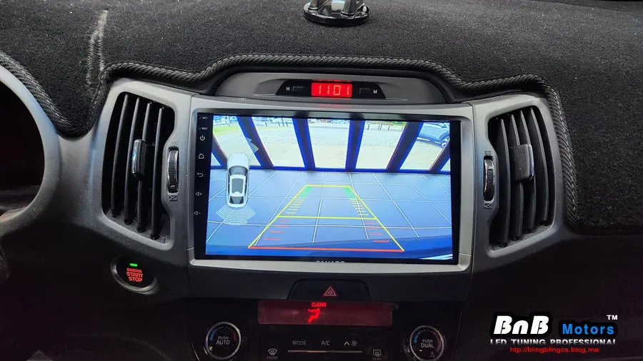 Kia Sportage RのAndroid Auto・CarPlay取付事例 施工写真 4-2