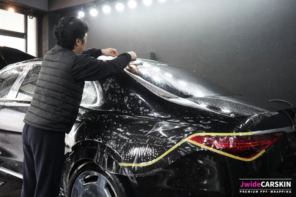 Mercedes-Benz S580 Maybach PPF施工事例|費用目安・仕上がり 施工写真 1-3