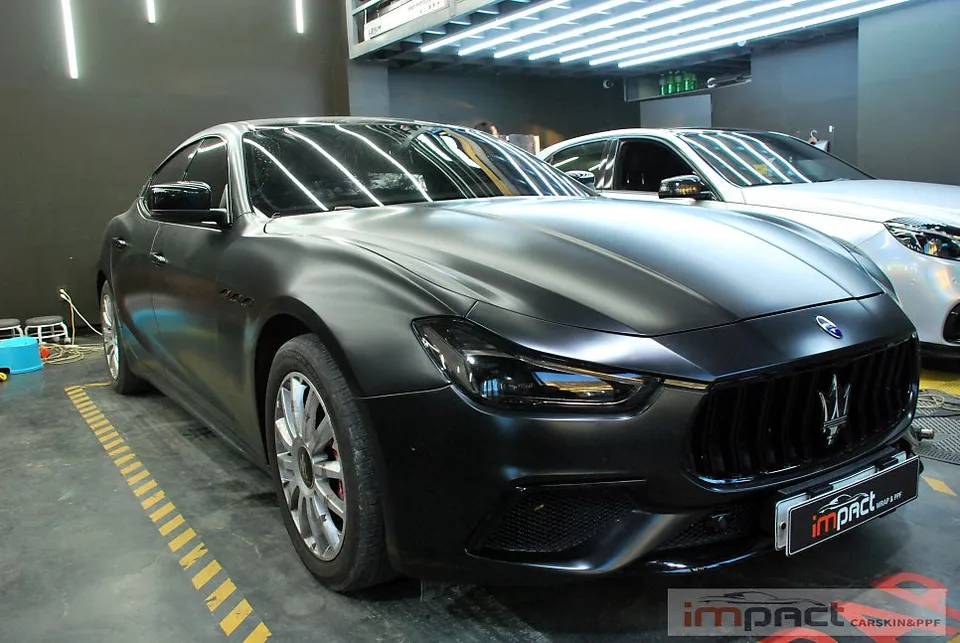 Maserati Ghibliのカーラッピング事例|費用目安・仕上がり 施工写真 3-2