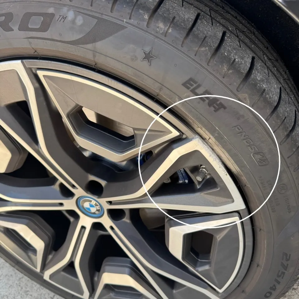 BMW iX wheel repair - BMW iX Wheel Repair & Painting Review - Like New photo 3