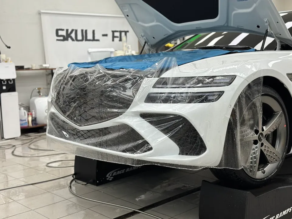 Genesis GV80 PPF施工事例|費用目安・仕上がり 施工写真 1-2