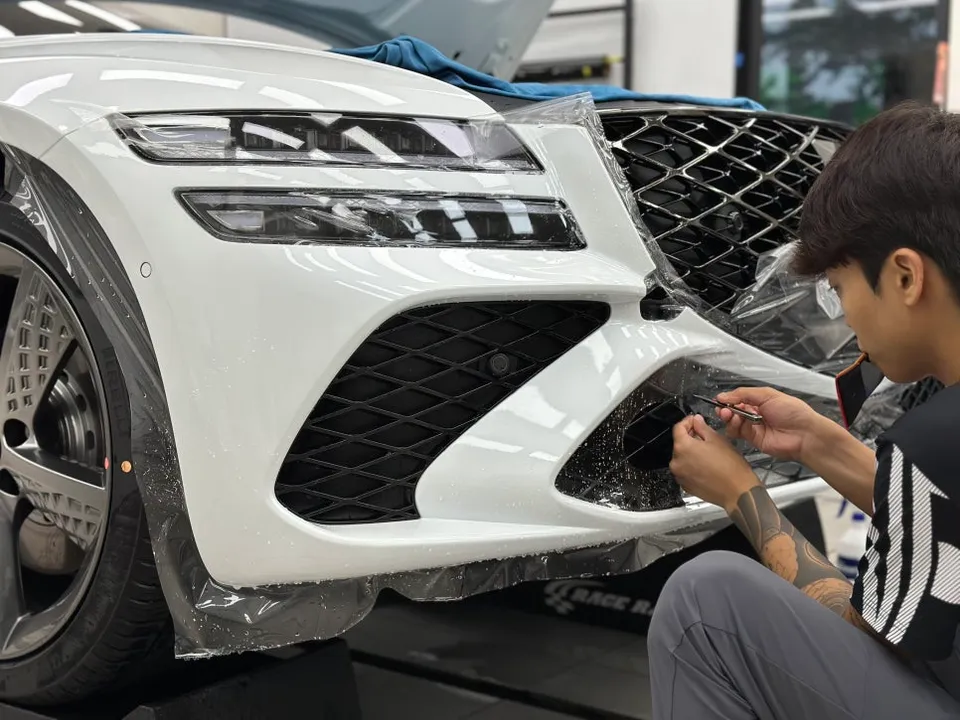 Genesis GV80 PPF施工事例|費用目安・仕上がり 施工写真 1-3