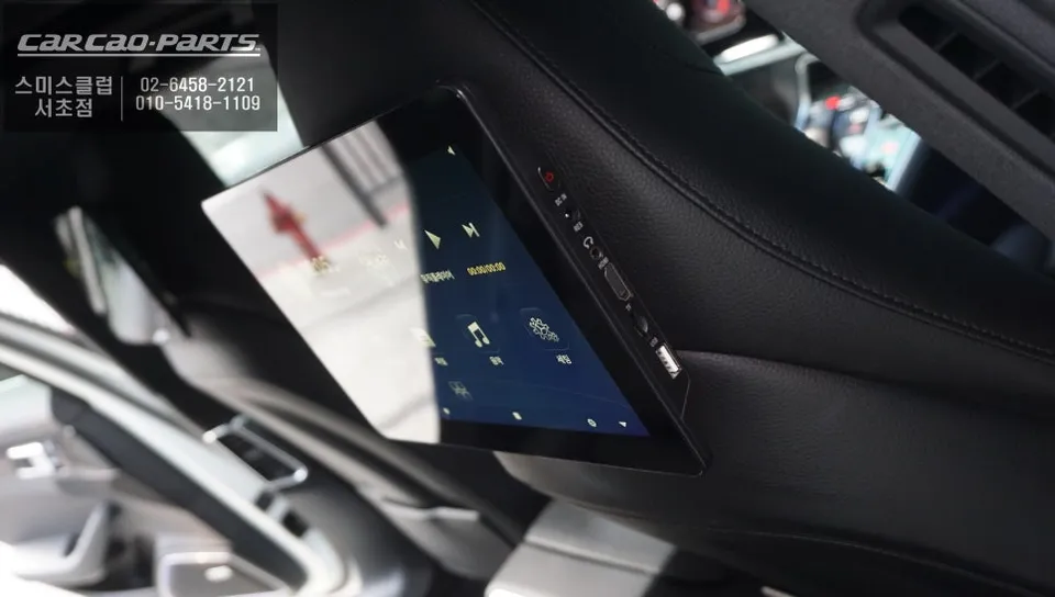 Porsche Panamera 4 oem options - Porsche Panamera 4 Android Headrest Monitor Installation Review photo 4
