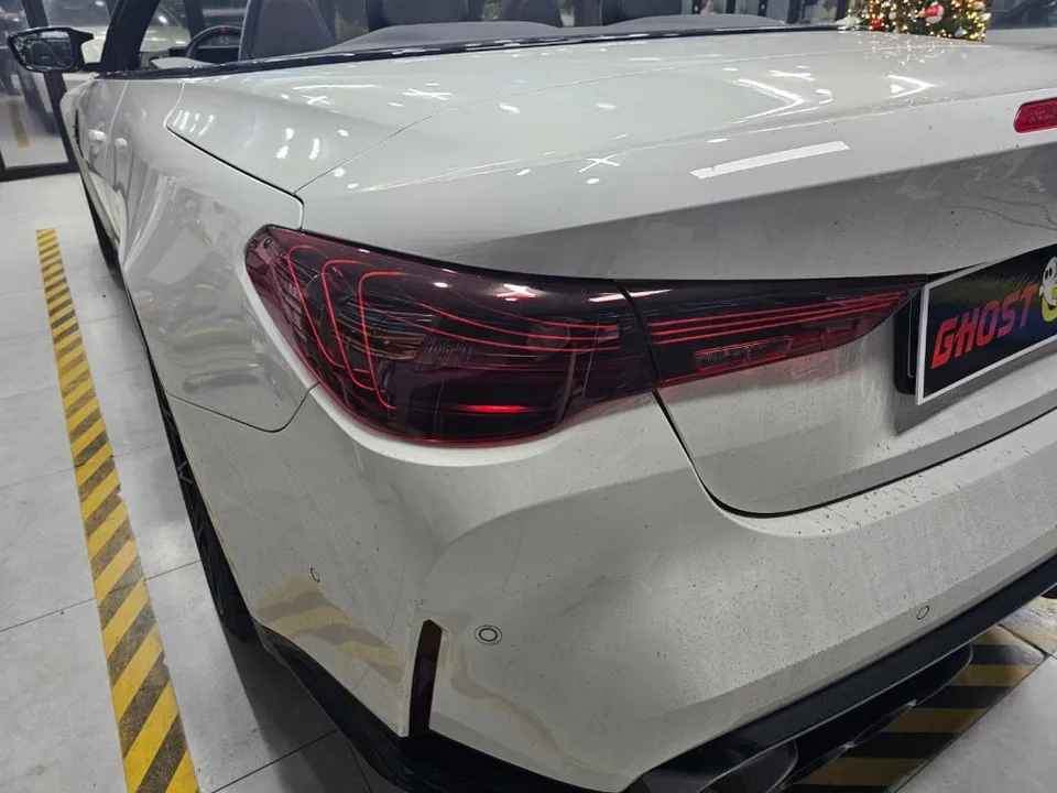 BMW M4 PPF施工事例|ライト・ボンネットのカスタム 施工写真 2-2
