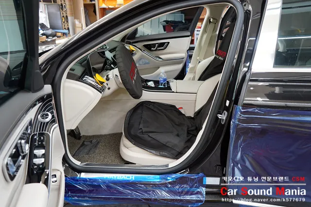 Mercedes-Benz S-Class W223のカーオーディオ施工事例 施工写真 1-3