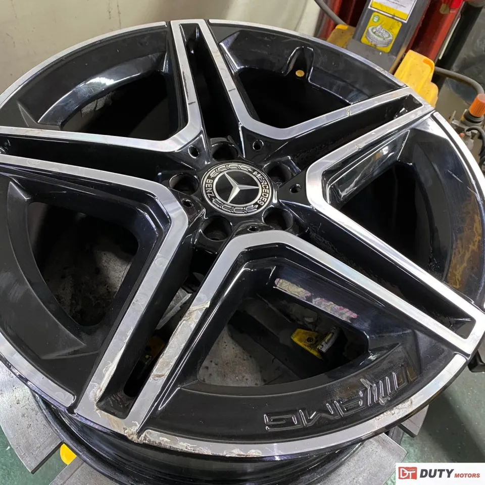 Mercedes-Benz GLE 450 wheel repair - Mercedes-Benz GLE 450 Wheel Repair Review: Deep Damage Restored photo 5