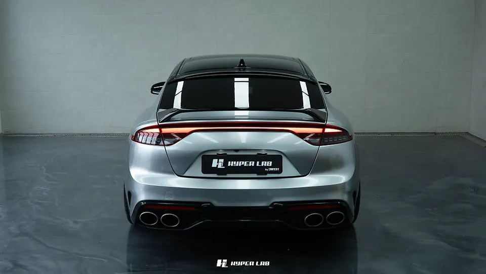 Kia Stinger vinyl wrap - Kia Stinger Vinyl Wrap Review — GT Silver Transformation photo 3