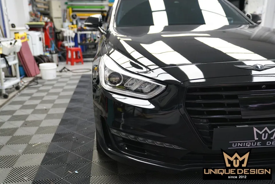Genesis EQ900 ppf - Genesis EQ900 PPF Review: Enhanced Headlight Protection photo 3