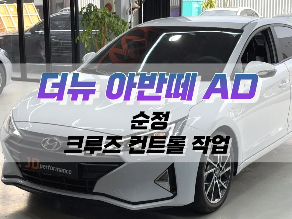 Hyundai Elantra AD oem options installation result