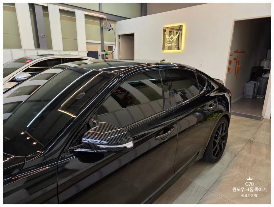 Genesis G70 vinyl wrap - Genesis G70 Vinyl Wrap Review — Chrome Delete for a Sleek Look photo 3