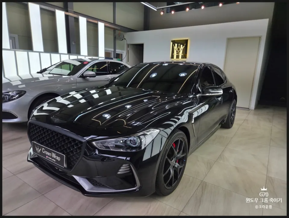 Genesis G70のカーラッピング事例|費用目安・仕上がり 施工写真 2-3