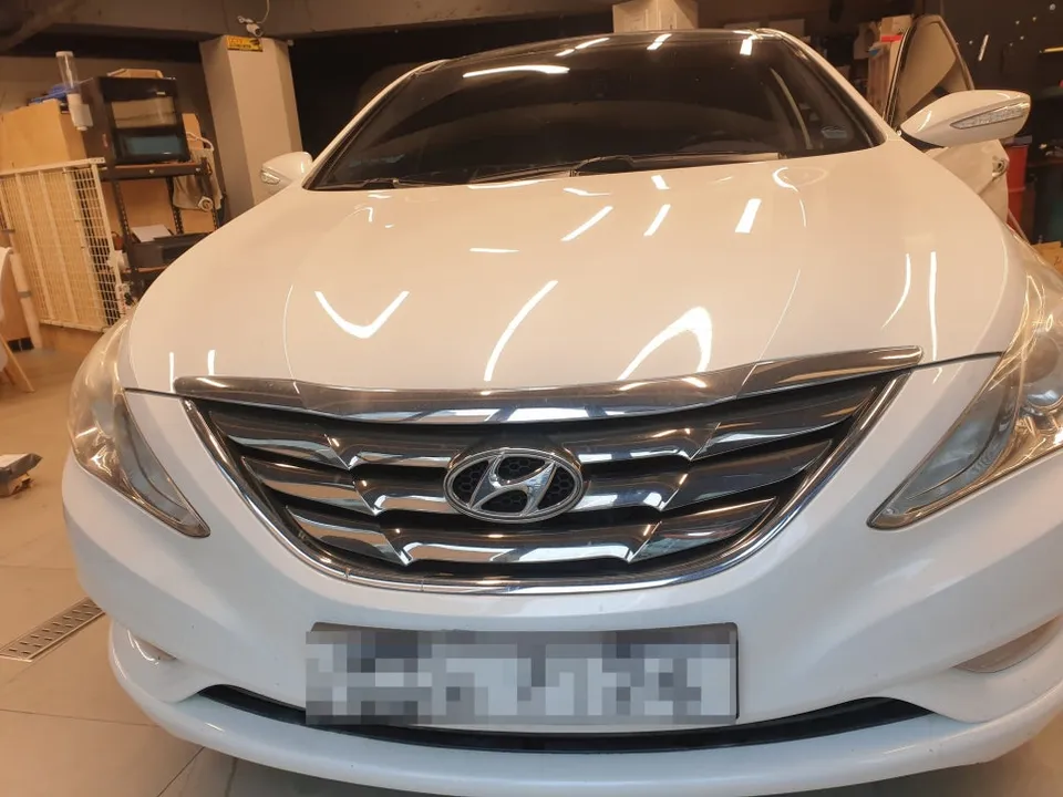 Hyundai Sonata YF seat ventilation installation result