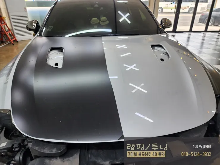 Kia Stingerのカーラッピング事例｜費用目安・仕上がり 施工写真 1-2
